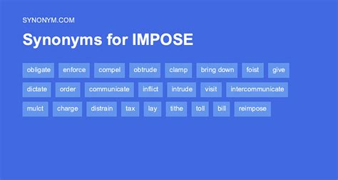 imposing synonym|another word for imposed.